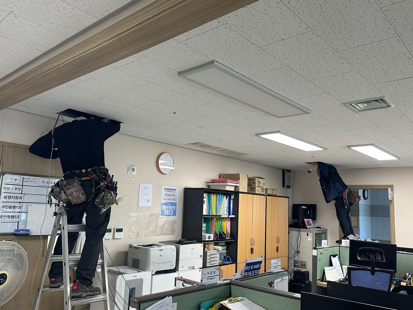 [운영지원과] 복지관 경비 및 보안 장치 설치 공사 실시