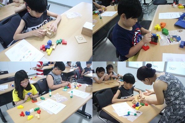 2차 여름방학특강 '소마큐브 만들기' 진행
