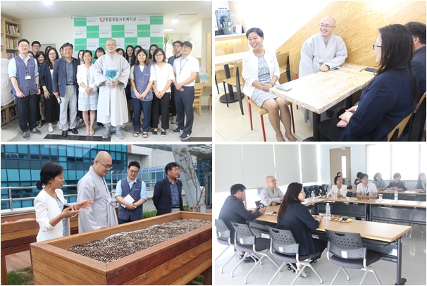 재단 상임이사스님 기관 방문