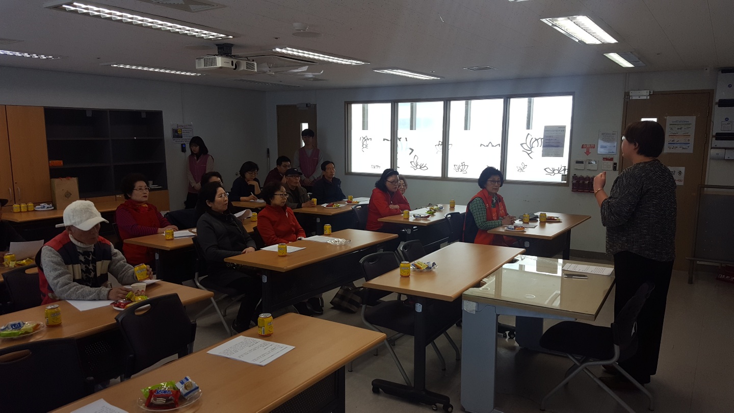 실버엔젤 도시락배달 간담회