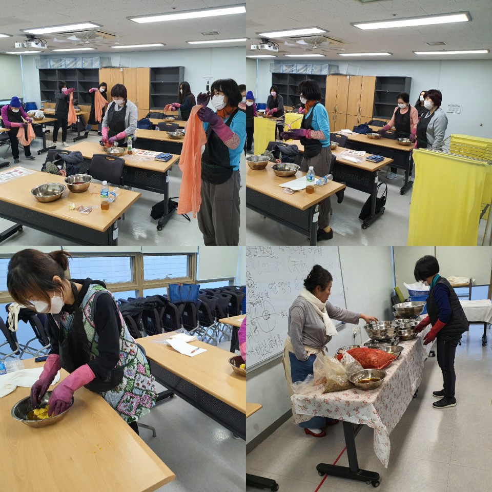 문화복지사업 스카프 천연염색 체험 활동