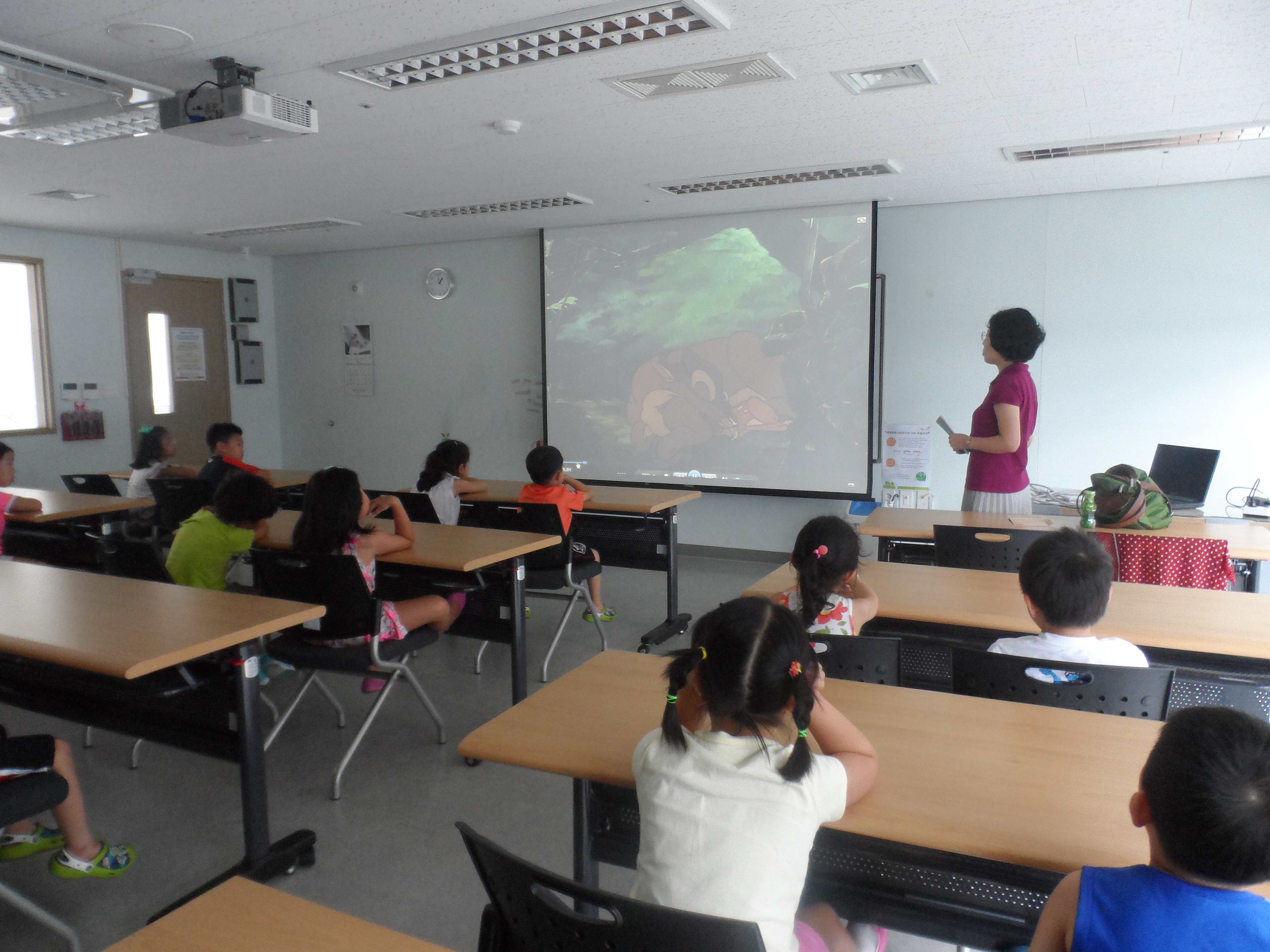 중림종합사회복지관 8월 꿈자람 도서관학교 동화구연 이야기 프로그램 진행