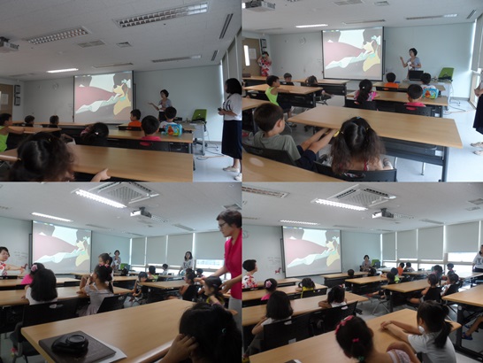 8월 꿈자람도서관 동화구연 프로그램 진행