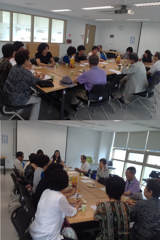 2015년 시니어아카데미 상반기 반장 간담회 진행