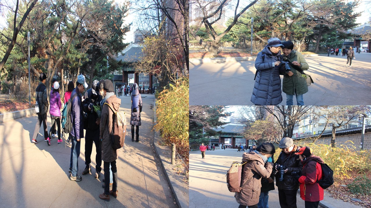 시니어홍보단모임(덕수궁 늦가을의 추억담기)