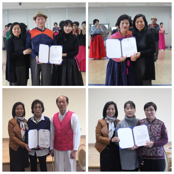 중림종합복지관 은빛청춘학교 반대표님들을 소개합니다.